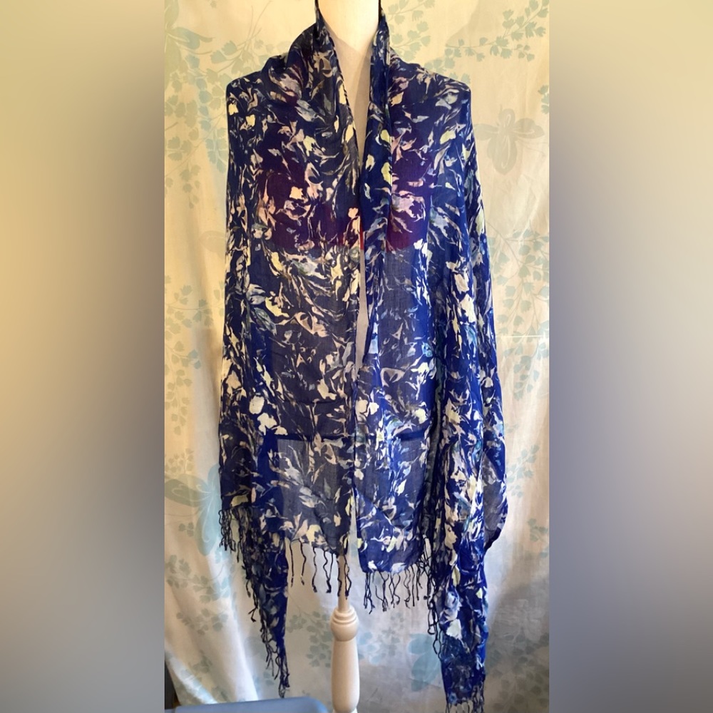 Beautiful blue/green big cover up/scarf